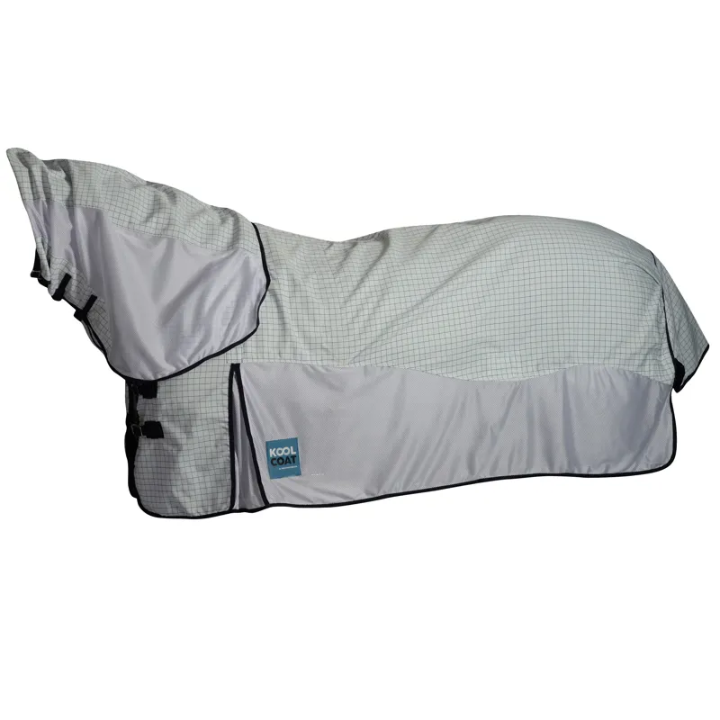 Kool Coat Airstream - hidden surclingle 111 Combo neck White-Navy-2